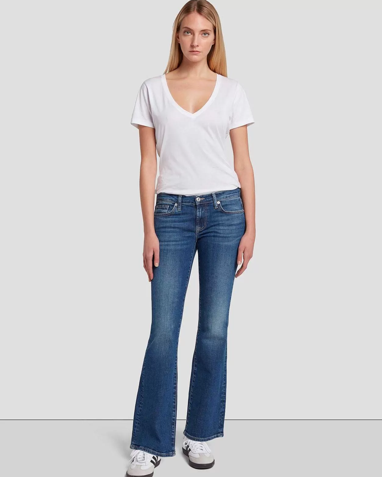 Women 7 For All Mankind Jeans*Tailorless Original Bootcut In New York Dark