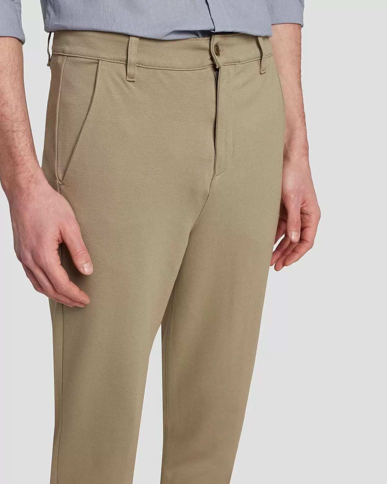 Men 7 For All Mankind Shorts & Pants*Travel Chino In Taupe